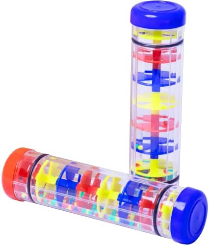 Amazon.com: PLAY Rainmaker - 7 inch Wooden Rainbow Rain Stick ...