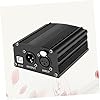Toyvian 48V Dc Power Supply for Condenser Mic with 5V USB Input for Broadcasting Microphone Computer Recording Studio Audio Equipment Phantom Power Device #3