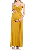 Beachcoco Women's Maternity Sweetheart Party Maxi Dress