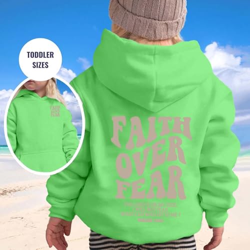 Sweat à capuche fille vert clair en coton taille 4-5 ans avec poche - 3
