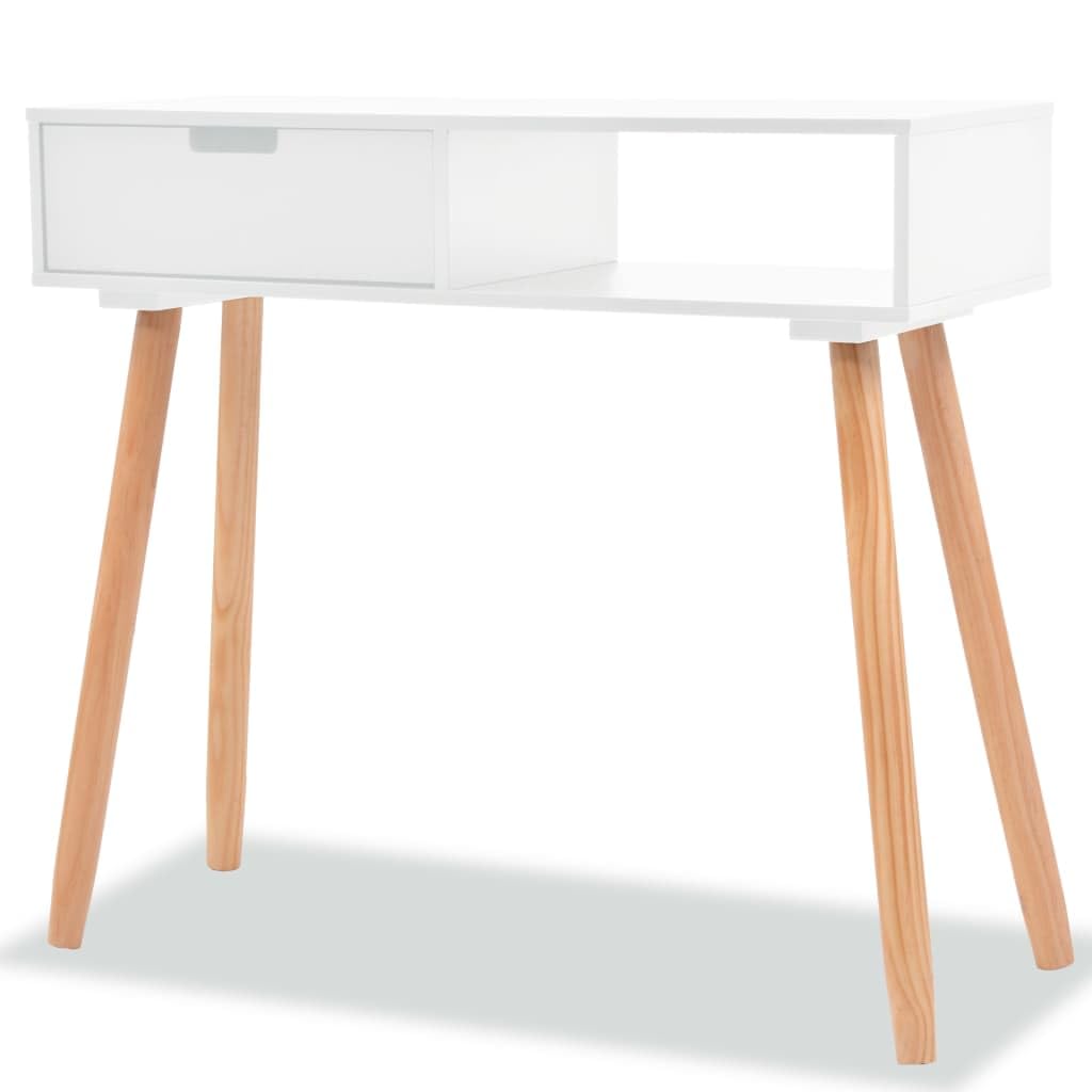 Mesa consola con almacenamiento y cajón para mantener ordenados el salón y la entrada