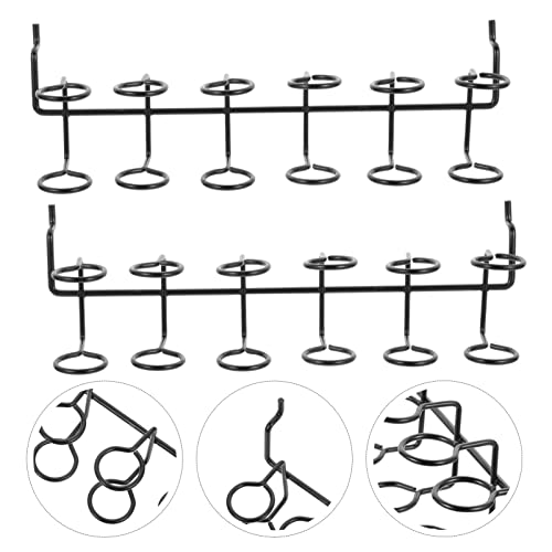 Angoily 2 Pçs Pegboard Chave De Titulares Organizador Pegboard Alicate Titulares Ferro Peg Board Fer