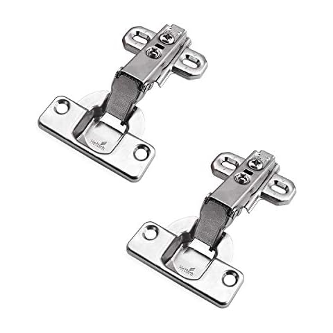 Hettich 95 Degree Standard Hinges with Slide-on Assembly Kitchen Cabinet Cupboard Wardrobe Door Hinge Germany Brand 2333 Full Overlay, Pack of 2 Cover