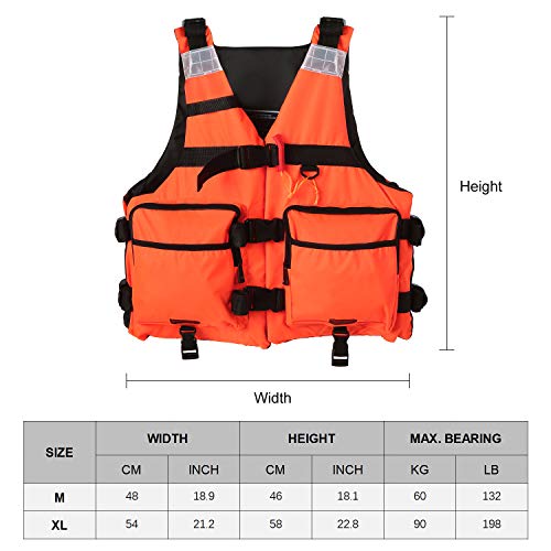 Colete salva-vidas,Henniu Colete salva-vidas refletivo para esportes aquáticos para caiaque pesca ve