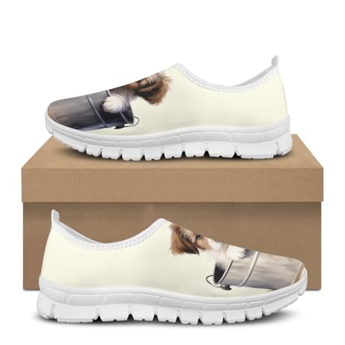 Image of Jeiento Cute Dog Women's Casual Slip On Shoes Loafers Sneakers for Women