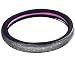 FEENM Steering Wheel Cover Bling Bling Rhinestones Crystals Car Handcraft Steering Wheel Covers Leather for Girls Black