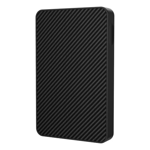 Solid Disque Dur Externe 2To-2.5" USB 3.0 Ultra Fin Tout-AluminiumStockage HDD pour PC, Mac, Ordinateur de Bureau, OrdinateurPortable, Wii U(Noir)