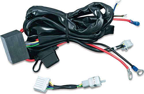 Kuryakyn 7676 Motorcycle Accessory: Plug & Play Trailer Wiring with Relay Harness for 2012-17 Honda Gold Wing GL1800, F6B Motorcycles , Black