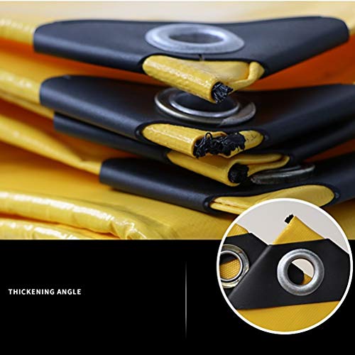 Bâche imperméable extérieure anti-déchirure jaune pour grand camion - 3