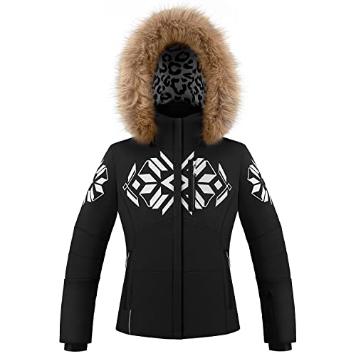 Poivre Blanc - Veste De Ski Stretch 0802 Fancy Black 2 Fille - Taille  14 Ans - Noir Cover