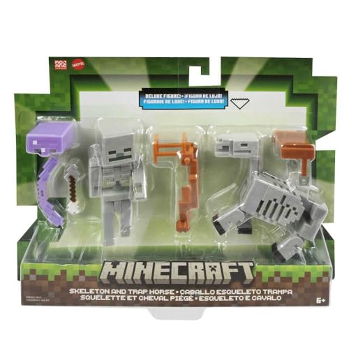 Figurine Minecraft Mattel HMD60 multicolore collection pixel jouet - 5