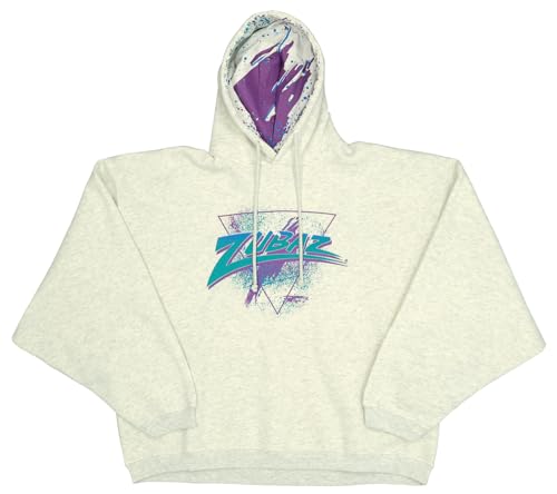 Zubaz 88 Men's Heather Gray Batwing Hoodie - Product Details