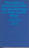 Materialien Zu Rainer Maria Rilke Die Aufzeichnungen Des Malte Laurids Brigge 3518066749 Book Cover