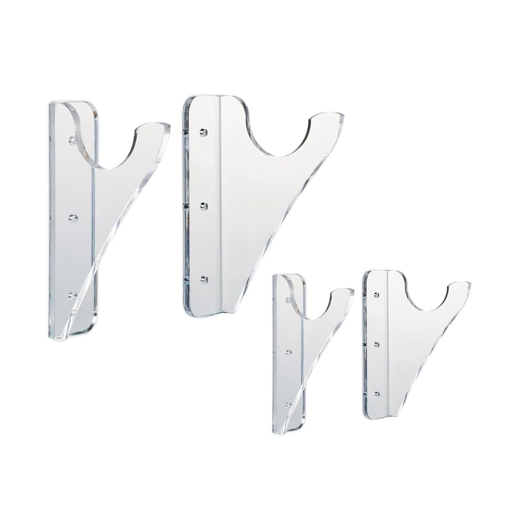Vjsujehgy Lightsaber Stand Wall Display Acrylic Sword Wall Mount Display Holder Transparent Sword Wall Rack Stand Holder