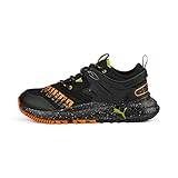 PUMA Unisex Pacer Future Trail Sneaker, Schwarz (Black-Orange Brick)