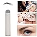 Guapa 50pcs Disposable White Microblading Needles 24 U Shape 0.15mm Nano Blades Permanent Makeup Supplies Manual Eyebrow Shading Blades for Tattoo Manual Pen (50pcs)