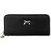 EUBags Womens Wallet Clutch Bowknot Leather Wallets Card Holder Case Long Ladies Purse Wallet for Women Black