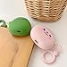 Mulafnxal Compatible with Airpods 1&2 Case,Cute Funny Cartoon Fruit Character Silicone Airpod Cover,Kawaii Fun Design Skin,Fashion Animal Designer Cases for Girls Kids Teens Boys Air pods(Avocado)