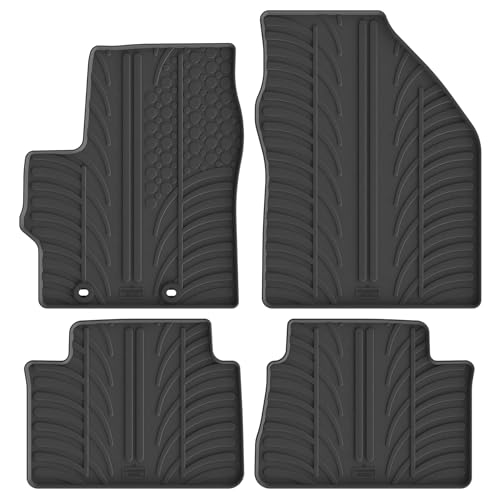 Gledring Rubbermatten compatibel met Toyota Yaris IV (XP21) 2020- & Yaris Cross (MXP_) 2021- incl. Hybrid & Mazda 2 (KB) 2022- (T profiel 4-delig + montageclips)