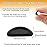 SMARTTOP Nose Pads for Glasses, 20 Pairs Stick On Silicone Anti-Slip Sunglasses Nose Pads for Plastic Frames Thin Nose Pads Eyeglasses (Black)