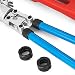 Guellin 12-28mm/12-22mm/12-15-18-22-28 Alicate de Tubos Alicates Prensadores de Tuberías con 360°Cabeza Giratoria...