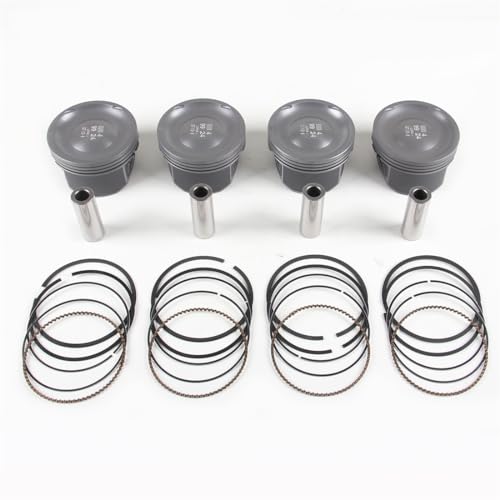 WXHYWWF Engine Piston Set 87.5mm Fit for Optel Antara and Chevrolet Captiva 2.4L 92067744