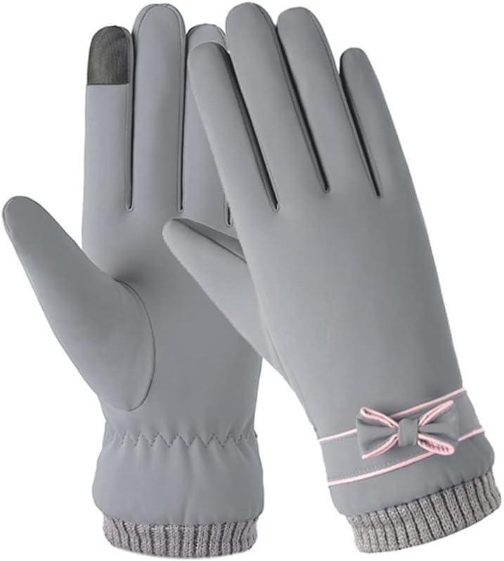 Winter Women Touchscreen Gloves Thermal Fleece Lined Guantes Full Fingerwindproof gloves