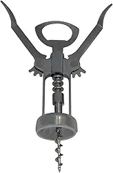 Saca Rolhas com Mecanismo de Alavanca em Aço Inox – Abridor de Garrafas Elegante e Funcional para Vinhos e Bebidas