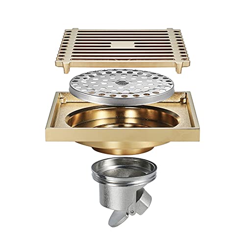 Bonde de douche anti-odeur 10 cm contre les blocages de canalisation - 2