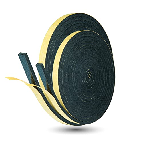 SET de ruban d'étanchéité pour le montage d'éviers et de plaques de cuisson - 2x ruban de montage de 3 mètres : 9mm(W) x 3mm(D) pour les éviers et 9mm(H) x 2mm(H) pour les plaques de cuisson.