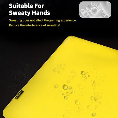 X-Raypad Aqua Control Plus Yellowbee & Blackbee AC+ V2 Tapis de souris de jeu avec glissement X et Y cohérent, conçu pour les joueurs Fps avec de faibles exigences DPI – vue 6