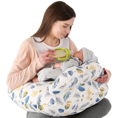 Labtec Baby Stillkissen zum Stillen, Multifunktionales Stillkissen mit...