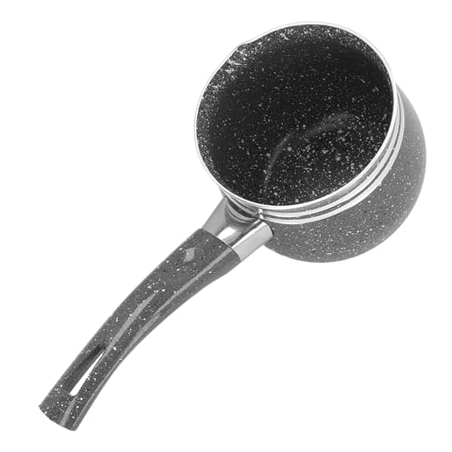 Omquot Mini-Milchtopf, Antihaftbeschichteter Butterwärmer Zum Aufbrühen von Türkischem Kaffee und Zum Erwärmen von Milch zu Hause, Hergestellt aus Einer Aluminiumlegierung in Lebensmittelqualität
