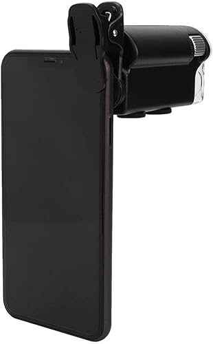 Miniatura 6 de Microscopio portátil de clip 60-100X, lupa LED, lupa falsificada, lupa de joyería, lupa para observar