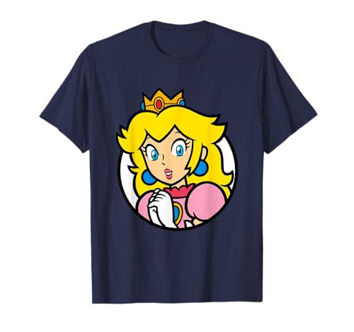 Super Mario Bros Princess Peach Nintendo Portrait T-Shirt