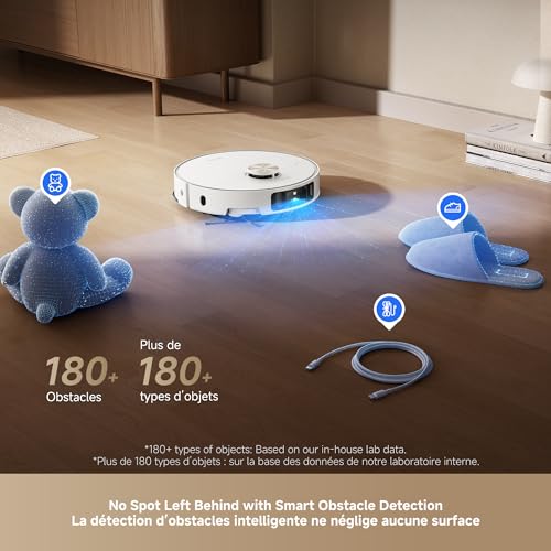 Image of DREAME L50 Ultra Robot Vacuum and Mop White, 19,500Pa Suction, with Auto-Empty and Mop Self-Cleaning, Precise Obstacle Avoidance, HyperStream Detangling DuoBrush