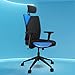 The Sleep Company Onyx Orthopedic Office Chair | Patented SmartGRID Technology | Adjustable Lumbar Support for Ergonomic Sitting Posture | High Back Office Chair for Work