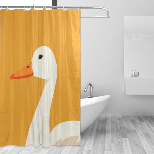 Rideau de douche en polyester de qualité supérieure motif canard - 3