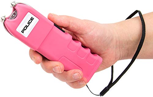 Police Stun Gun 928 - 59 Billion Heavy Duty Rechargeable With Led Flashlight, Pink #TOP2