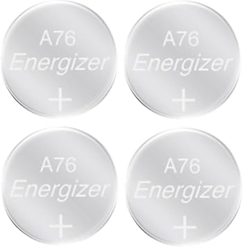 Energizer LR44/A76 Alkaline Batteries, 1.5V, Pack of 4