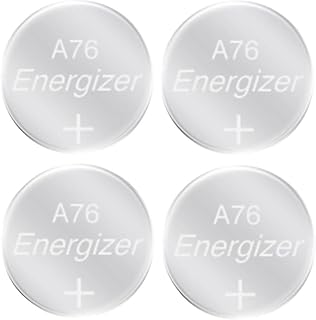 Energizer LR44/A76 Alkaline Batteries, 1.5V, Pack of 4