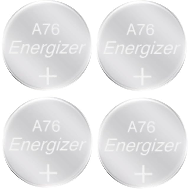 Energizer LR44 A76 Alkaline Batteries 1 5V Pack of 4