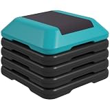 Soozier Aerobic Exercise Step Platform 5 livelli 4-12" blu