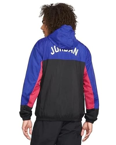 Jordan Sport DNA męska kurtka z kapturem na zamek błyskawiczny, Dp Królewski Niebieski/Czarny, XL