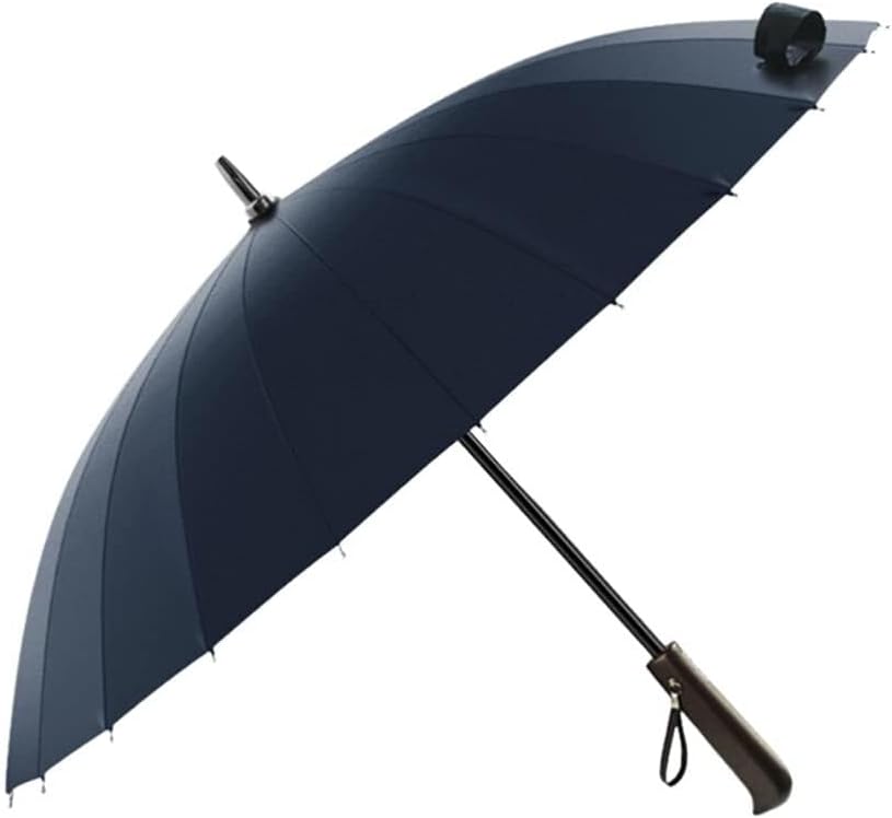 Wcxixo Golf Umbrella Golf Umbrella for Business Retro Windproof Umbrella with Wood Handle Oversized Stick Umbrella for Women and Man Stick Umbrellas