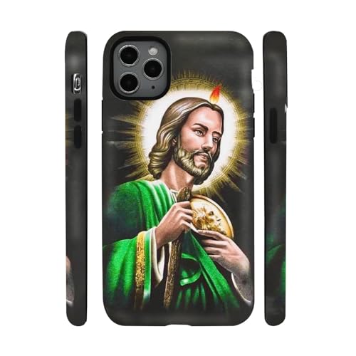 qizjio San Judas Phone Case, Shockproof Protective Cover for iPhone 11 Pro Max