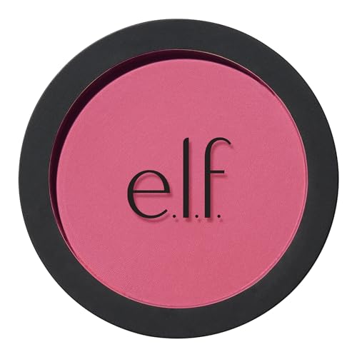 e.l.f. Primer-Infused Matte Blush, Long-Lasting, Lightweight & Buildable Powder Blush,