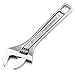Powerbuilt 6 Inch Adjustable Wrench, Easy Read Pre-Adjustment Jaw Markings, Thick I-Beam Handle, Heavy-Duty Hand Tool 644040