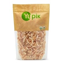 Yupik Organic Toasted Desiccated Coconut Chips, 16 Oz, Non-GMO, Vegan, Gluten-Free, Pack of 1