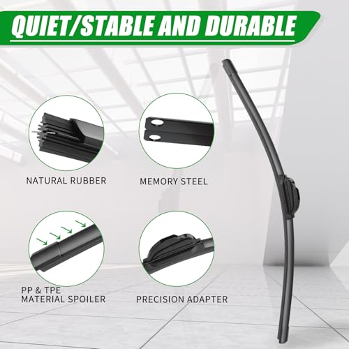Windshield Wiper Blades compatible with 2018-2023 Jeep Wrangler by HGENHPIN - Used condition - Image 3